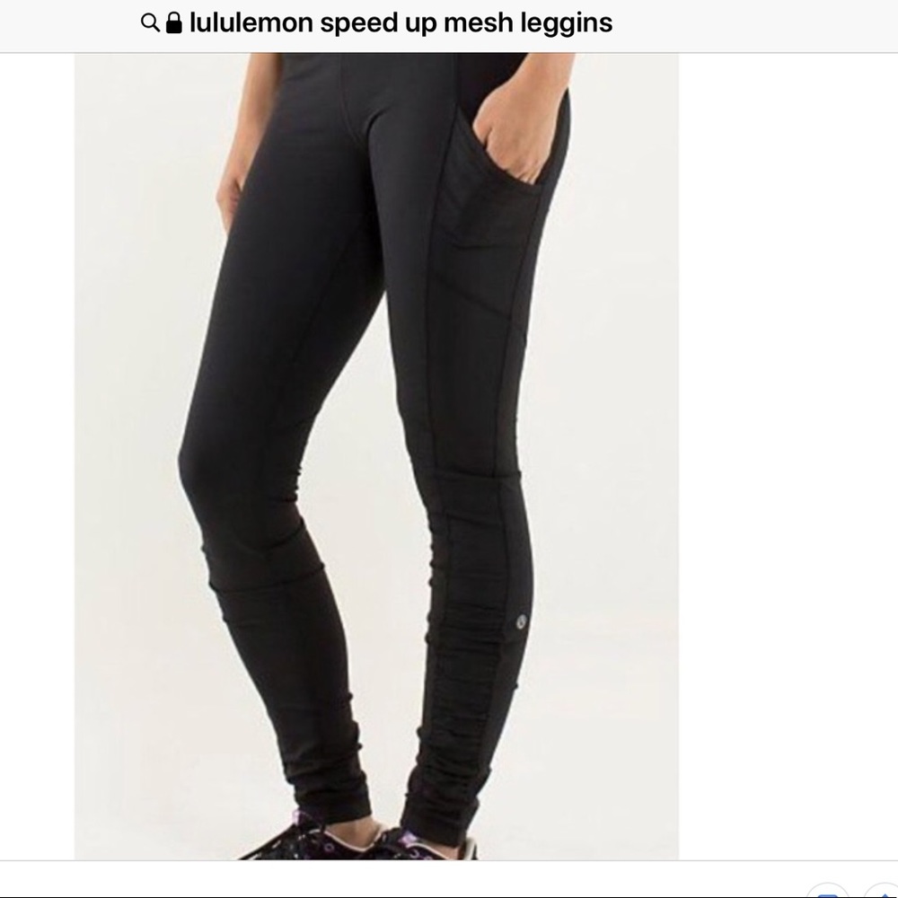 LULULEMON LEGGINGS SIZE 8  has some signs of wear
